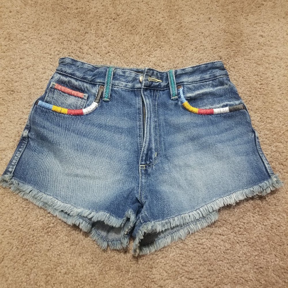 Modcloth Lee Cutoff High waisted Shorts 26 Medium